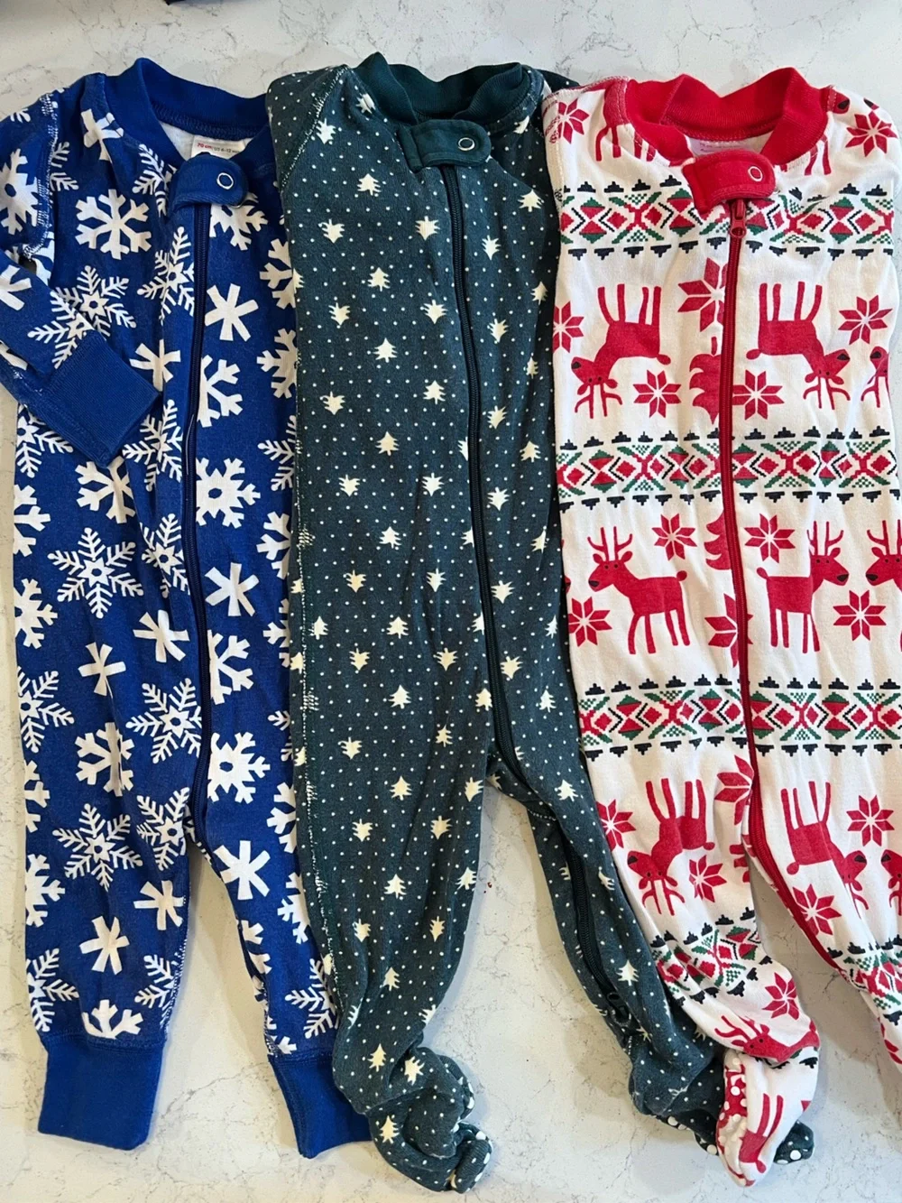 Winter PJ Bundle (3 pairs), Hanna Andersson, Size 6-12 months